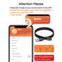 Sinoacc Chargeur Compatible avec Skg Letsfit Cubitt Yamay Willful Kospet Tozo Wyze Umidigi Blackview Câble de charge USB Magnéti