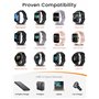 Sinoacc Chargeur Compatible avec Skg Letsfit Cubitt Yamay Willful Kospet Tozo Wyze Umidigi Blackview Câble de charge USB Magnéti