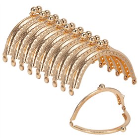 Arc en Métal Cadre Baiser Fermoir Serrure Semi-Circulaire Sac À Main Sac Cadre Fermoir Serrure Fermoirs Craft Cadre pour DIY Por