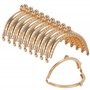 Arc en Métal Cadre Baiser Fermoir Serrure Semi-Circulaire Sac À Main Sac Cadre Fermoir Serrure Fermoirs Craft Cadre pour DIY Por