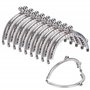 Arc en Métal Cadre Baiser Fermoir Serrure Semi-Circulaire Sac À Main Sac Cadre Fermoir Serrure Fermoirs Craft Cadre pour DIY Por