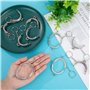 Arc en Métal Cadre Baiser Fermoir Serrure Semi-Circulaire Sac À Main Sac Cadre Fermoir Serrure Fermoirs Craft Cadre avec Porte-c