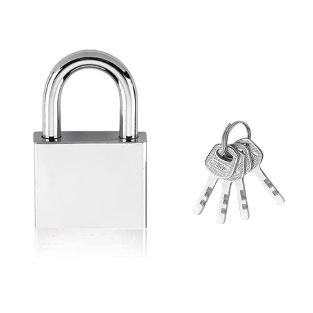 Cadenas Robuste 40mm Haute Sécurité - D'extérieur Imperméable Antirouille [4 Clés] - Lourd en Acier Allié pour Entrepôt