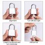 Cadenas Robuste 40mm Haute Sécurité - D'extérieur Imperméable Antirouille [4 Clés] - Lourd en Acier Allié pour Entrepôt, Contene