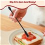 3 Pièces Spatules en Silicone,Mini Spatules en Silicone,Petite Cuillère Réutilisable de Maquillage en Caoutchouc,Souple Patisser