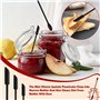 3 Pièces Spatules en Silicone,Mini Spatules en Silicone,Petite Cuillère Réutilisable de Maquillage en Caoutchouc,Souple Patisser