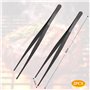 2 PCS Pinces de cuisson inox longues，Pince Cuisine Inox Professionnel，Pince de Chef, pince à barbecue，pour Cuisiner Griller et C