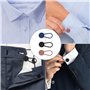 15 Rallonges de bouton de Pantalon, Elargisseur pantalon, Extension de Bouton, Rallonges de Taille élastiques, Rallonge pantalon