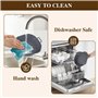 3 Pièces Accessoire Air Fryer,Moule Silicone Air Fryer Pot,Airfryer Pot Plat Carré Pliable Doublure Liner,Panier Moule pour Frit