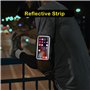 Brassard de Sport, Brassard de Course avec Poche Écouteur, Brassard de Téléphone Portable Résistant à l'eau pour Tous Les Smartp
