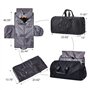 SINZUX 60L Housses de Costume de Voyage Housses de Vêtements avec bandoulière, 3 en 1 Convertible Housse Costume Homme, imperméa