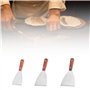 Spatule Plancha Spatule Barbecue Spatule Plate Inox Spatule Avec Manche en Bois Ustensiles pour Plancha Spatule en Acier Inoxyda