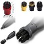 4 Pièces Nettoyeur Vapeur Brosse Ronde Nettoyeur Vapeur en Nylon Brosse Brosses de Nettoyage à Vapeur Nettoyeurs Vapeur Ronde Ac