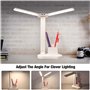 Vinabo Lampe de Bureau LED, 3 Luminosité 3 Couleurs Lampe Bureau, Protection des Yeu Lumiere Bureau USB pour Lire Étude Portable