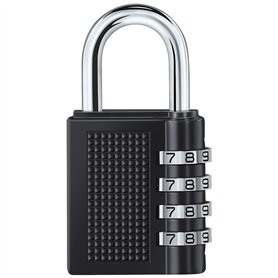 Vinabo Cadenas à Combinaison 4 Chiffres - Serrure Sécurisée avec Code Personnalisable
