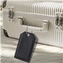 Blendura 4 Étiquettes à Bagages En Pu, Avec Carte D'Information Personnelle, Etiquette Pour Valises Et Sacs De Voyage