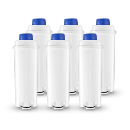 AquaStrata Filtre à Eau 6 Pièces pour Machines à Café Entièrement Automatiques
