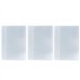 Chiic 1 Pièces Pochette de Carte en Plastique Porte-Cartes de Visite 10 Pages 10 Emplacements ou 10 Pages 20 Emplacements ou 10 