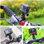 SUREWO Support de Guidon de vélo en Aluminium, Support de vélo de Montagne Rotatif à 360 degrés Compatible avec GoPro Hero 13/12