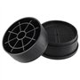 TAICHEUT Lot de 8 rehausseurs de meubles ronds réglables avec coussinets en caoutchouc inférieurs pour lits, armoires, canapés, 