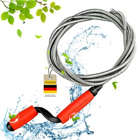 Furet Deboucheur Canalisation avec Manivelle WEIMEIH Professionnel Spirale Furet Débouchage Canalisation-Sonde de Debouchage-Fur
