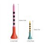 KALUROIL 50 PCS Tees de golf en caoutchouc durable - Couleurs variées - Accessoire professionnel pour golfeurs