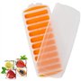 Lot de 1 Bac à Glaçons en Silicone Bac à Glaçons en Silicone avec Couvercle
