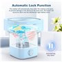 Mini Machine à Laver, Cuve à Linge Pliable de 10L Portable, Petite machine à laver pour les vêtements de bébé, les sous-vêtement