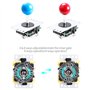 Reyann 2 Player Arcade Game DIY Parts USB PC Joystick pour 2 x Retard zéro USB Encoder + 2 x 5 Pin 8 Way Joystick + 20 x Bouton 