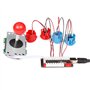 Reyann 2 Player Arcade Game DIY Parts USB PC Joystick pour 2 x Retard zéro USB Encoder + 2 x 5 Pin 8 Way Joystick + 20 x Bouton 