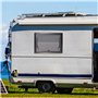 Fenêtre Universelle pour Camping-Car - Basculante et Latérale avec Moustiquaire Intégrée - Compatible Caravane, Fourgon (600 x 4