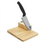 Biltong Cutter en acier inoxydable avec socle en bois, trancheuse manuelle, coupe-pain, légumes, bœuf, jerky avec socle en bois,