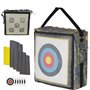 REAWOW Cible de tir à l'arc – Cible portable haut de gamme double Kevlar 19