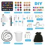 JOTOL 320pcs Moulle Silicone Resine Epoxy Kit de Moules et Outils de Coulée pour la Fabrication de Bijoux en Cristal Pendentif B