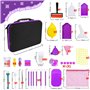 JOYBOY Diamond Painting Accessoires Boite,Boite Diamond Painting Rangement,avec Entonnoir,pour Broderie Diamant Kit Complet,Pein
