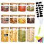 TAVADA Bocaux en Verre Lot de 12