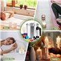 SAMISO Kit de Fabrication de Bougies,DIY Kit Bougies pour Débutants,1 Pot de Fusion de Cire de Bougie,Supports de Mèche,Bâtonnet