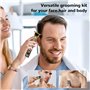 Tagliacapelli Tondeuse à cheveux pour homme avec lame T imperméable et 4 peignes guide tondeuse à cheveux avec écran numérique L