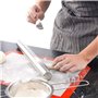 Rouleau à Pâtisserie, 22.5 cm Antiadhésif en Acier Inoxydable Rouleau Patisserie Robuste et isse Rouleau à Pâte, Pour étaler la 