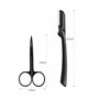 Kit de Sourcils, Ciseaux à Sourcils 9 Pièces Ensemble d'outils de Coupe de Sourcils, Avec Pince à Epiler, Tondeuse à Sourcils, C