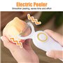 3 en 1 éplucheur électrique, Trancheuse de Fruits Automatique USB éplucheur à Julienne électrique pour Pomme de Terre Concombre 
