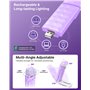 Mexllex Lampe de Lecture, Liseuse Lampe lecture pour lire au lit lampe livre lecture Rechargeable 3 Couleurs Protection des Yeux