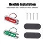 MiOYOOW 2 Pièces Feux Navigation Bateau à LED, Lumières Pont Marines à LED Étanches pour Bateau à Voile Yacht de Nuit 12V (rouge