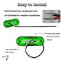 MiOYOOW 2 Pièces Feux Navigation Bateau à LED, Lumières Pont Marines à LED Étanches pour Bateau à Voile Yacht de Nuit 12V (rouge