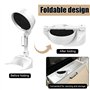 Mini Hotte Asipirante, 8W Hotte Cuisine Portable Pliable, Ventilateur d'extraction de Cuisine Angle Réglable avec Tasse de Récup