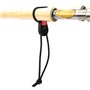 MiOYOOW 4PCS Sangles Canne à Pêche Élastiques, Liens Rapides pour Canne à Pêche avec Sangles Cordon Serrage pour Cannes à Lancer