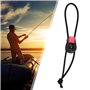 MiOYOOW 4PCS Sangles Canne à Pêche Élastiques, Liens Rapides pour Canne à Pêche avec Sangles Cordon Serrage pour Cannes à Lancer