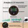 SEVEKO Ceinture Abdominale Electrostimulation, Appareil Electrostimulation Abdominale,Electrostimulateur Musculaire pour Un Entr