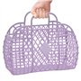 Jelly Bag - Panier rétro portable pour fille - Sac de voyage étanche - Panier à gelée pour piscine, travail, violet - Référez-vo