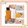 3 Pièces Etui Lunettes Souple en Cuir